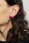 Balenciaga neon BB Icon earrings