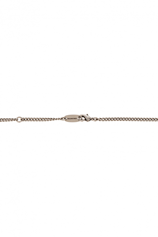 Balenciaga Necklace with logo charm