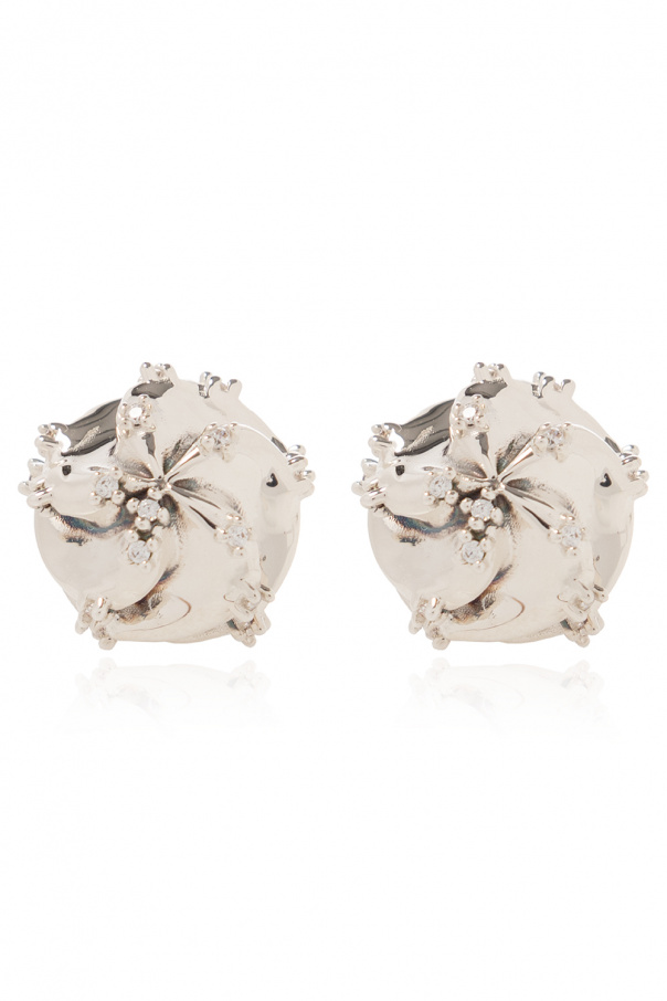 bottega platasula Veneta Silver earrings