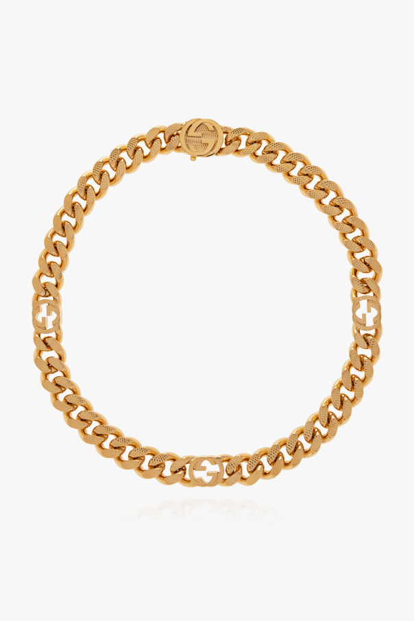 gucci K18 Brass necklace