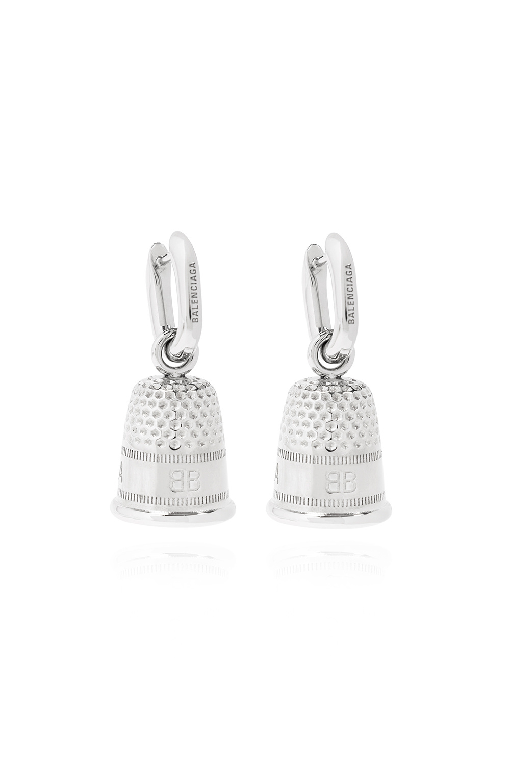 Balenciaga Earrings with thimble charm