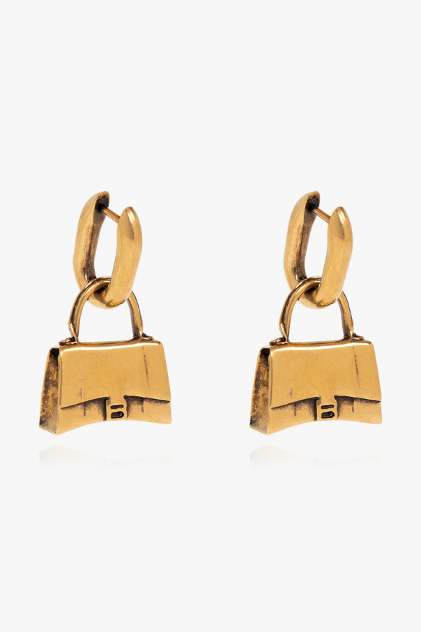 Balenciaga Earrings with ‘Hourglass’ bag charm