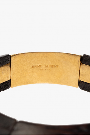 Saint Laurent Wood bracelet