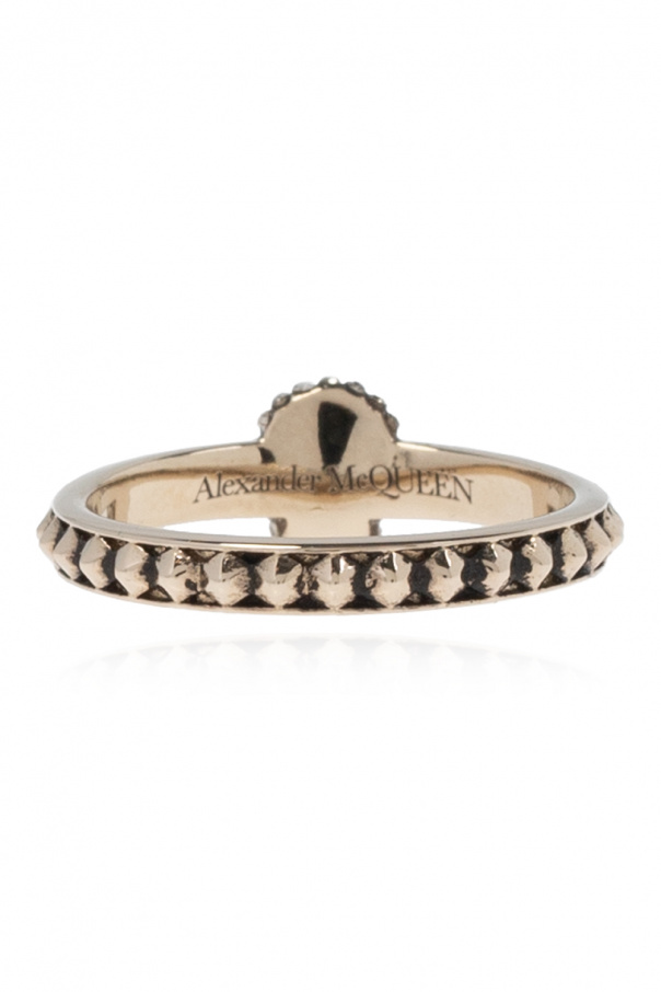Alexander McQueen Ring with skull motif