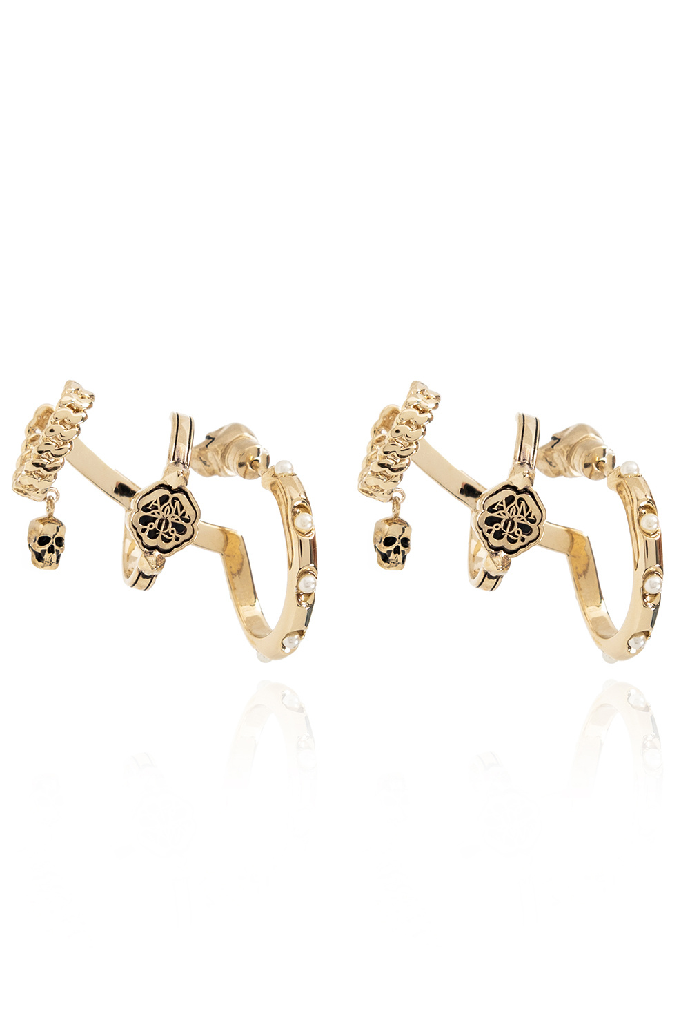 Alexander McQueen Brass earrings