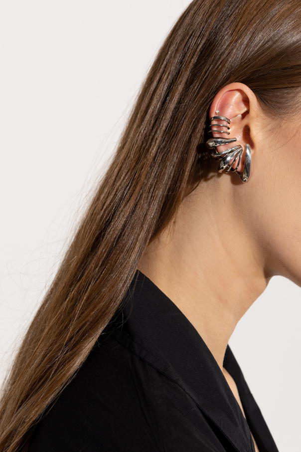 Alexander McQueen Ear cuff with logo