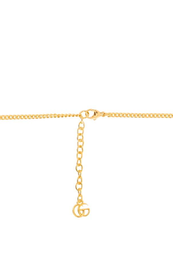 Gucci stripe Naszyjnik z logo