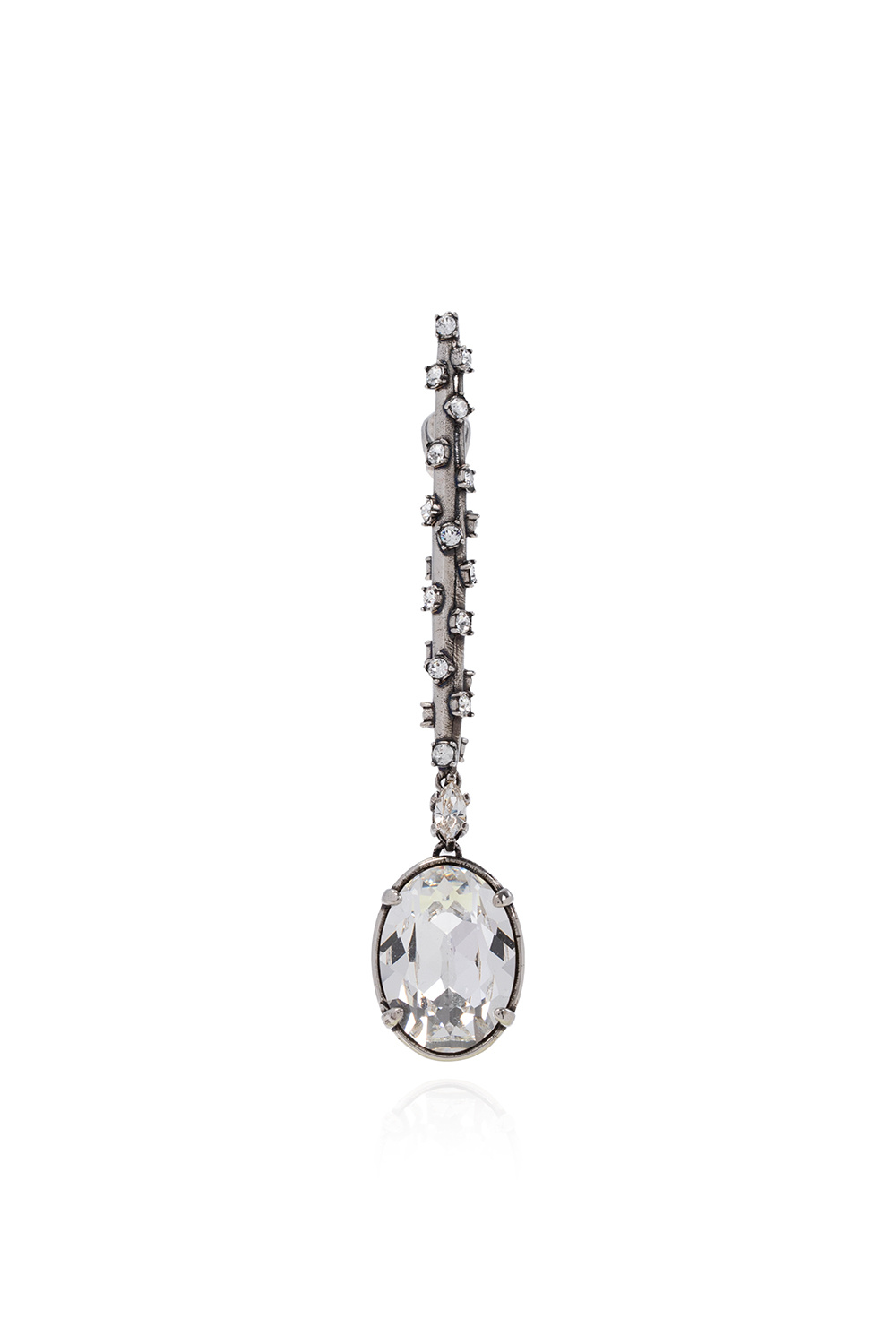 Alexander McQueen Crystal-bejewelled earring