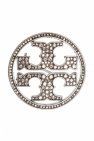 Tory Burch SILVER ‘Miller Pavé’ brooch