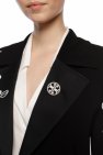 Tory Burch SILVER ‘Miller Pavé’ brooch