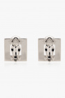 Saint Laurent Brass clip-on earrings