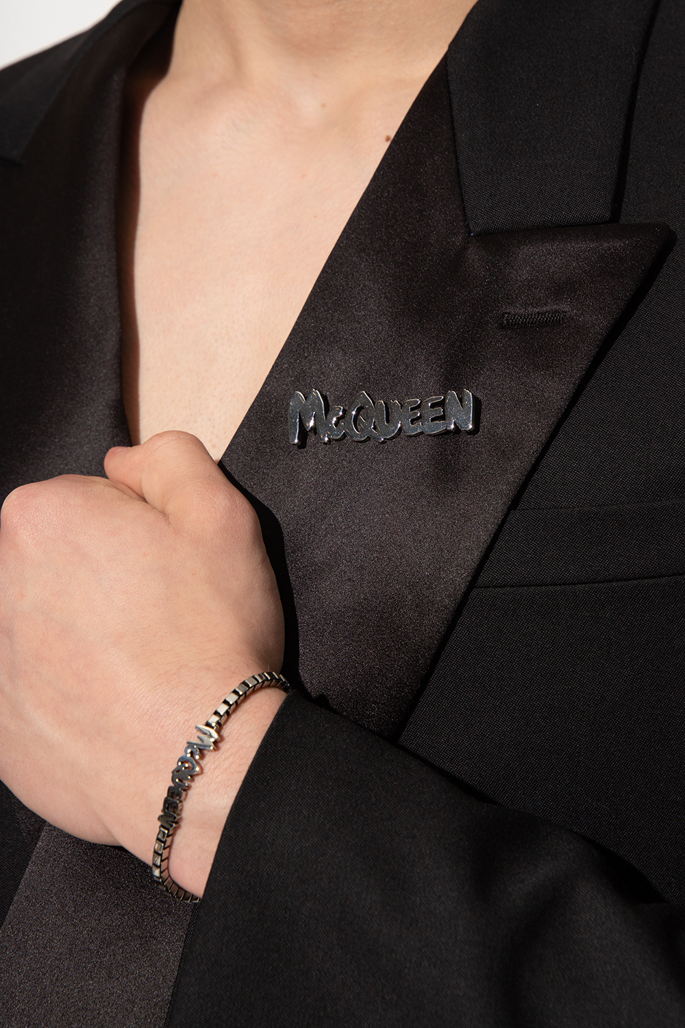 Alexander McQueen Bracelet with McQueen Graffiti logo