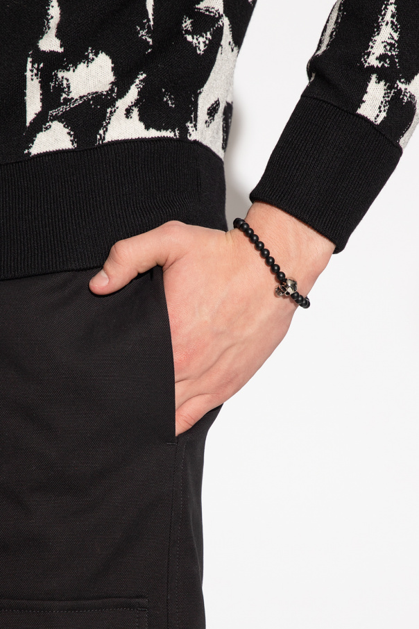 Alexander McQueen Obsidian bracelet