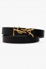Saint Laurent Leather bracelet with logo
