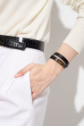 Saint Laurent Leather bracelet with logo