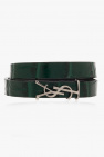 Saint Laurent Leather bracelet with logo