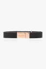 Saint Laurent BLACK Leather bracelet