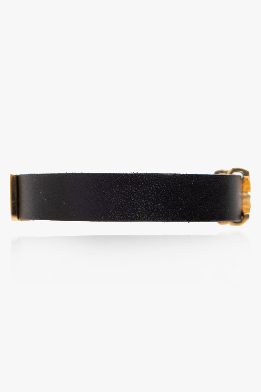 Saint Laurent Leather bracelet with logo
