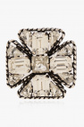Saint Laurent Brooch with crystals