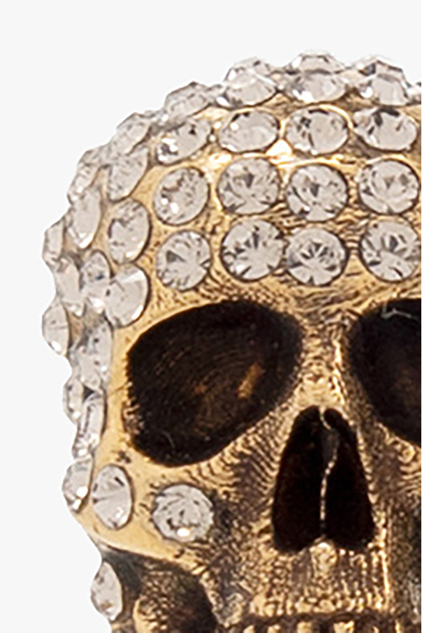 Alexander McQueen Kolczyk w kształcie czaszki