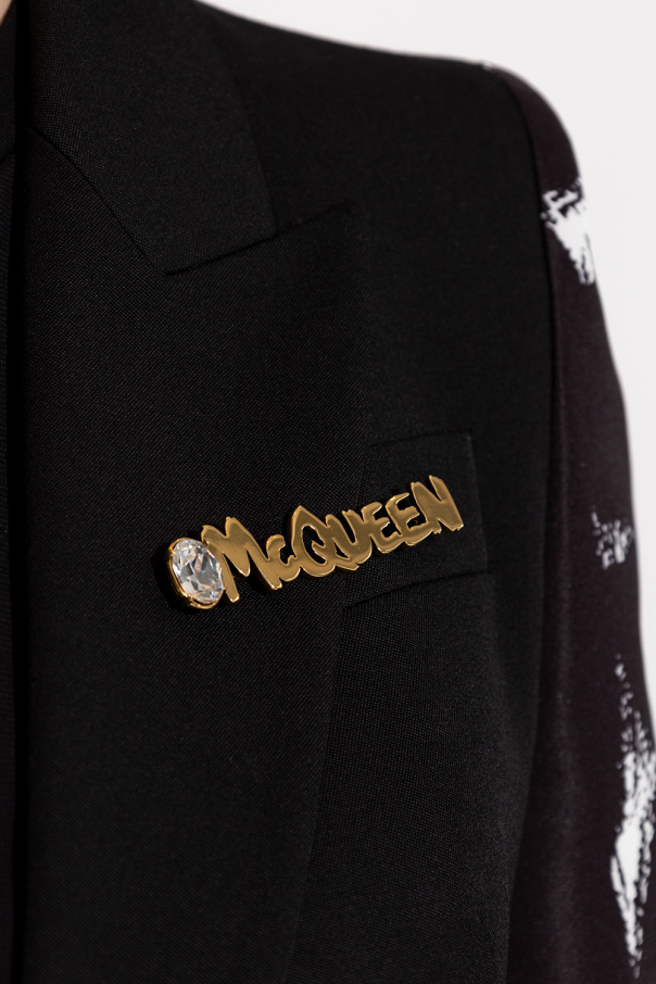 Alexander McQueen Logo brooch