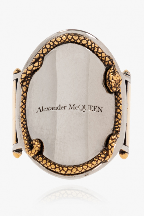 Alexander McQueen Logo ring