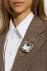 Gucci GOLD Crystal brooch