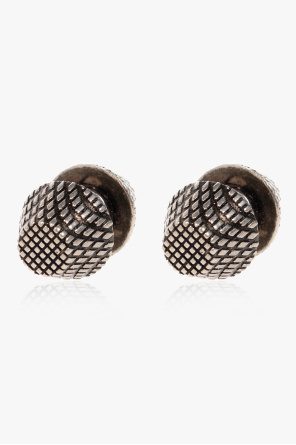 Balenciaga ‘Cagole’ brass earrings