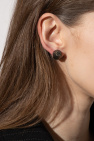 Balenciaga ‘Cagole’ brass earrings
