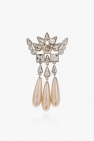 Gucci SILVER Brooch with glossy crystals