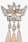 Gucci SILVER Brooch with glossy crystals