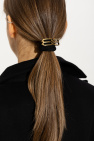 Balenciaga BLACK Hair tie with logo