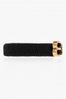 Balenciaga BLACK Hair tie with logo