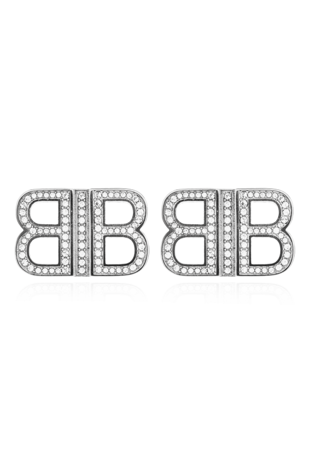 Brass earrings od Balenciaga