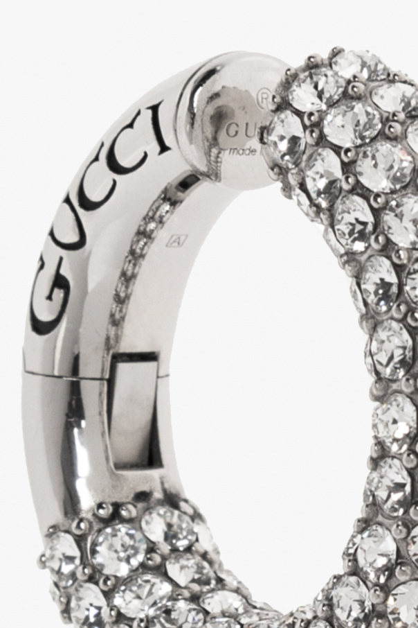 Gucci Crystal-embellished ear cuffs