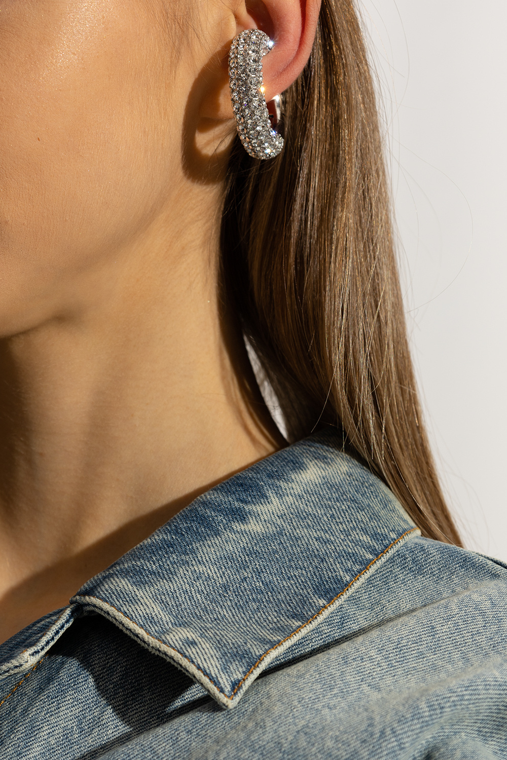Gucci Crystal-embellished ear cuffs | Women's Jewelery | Vitkac