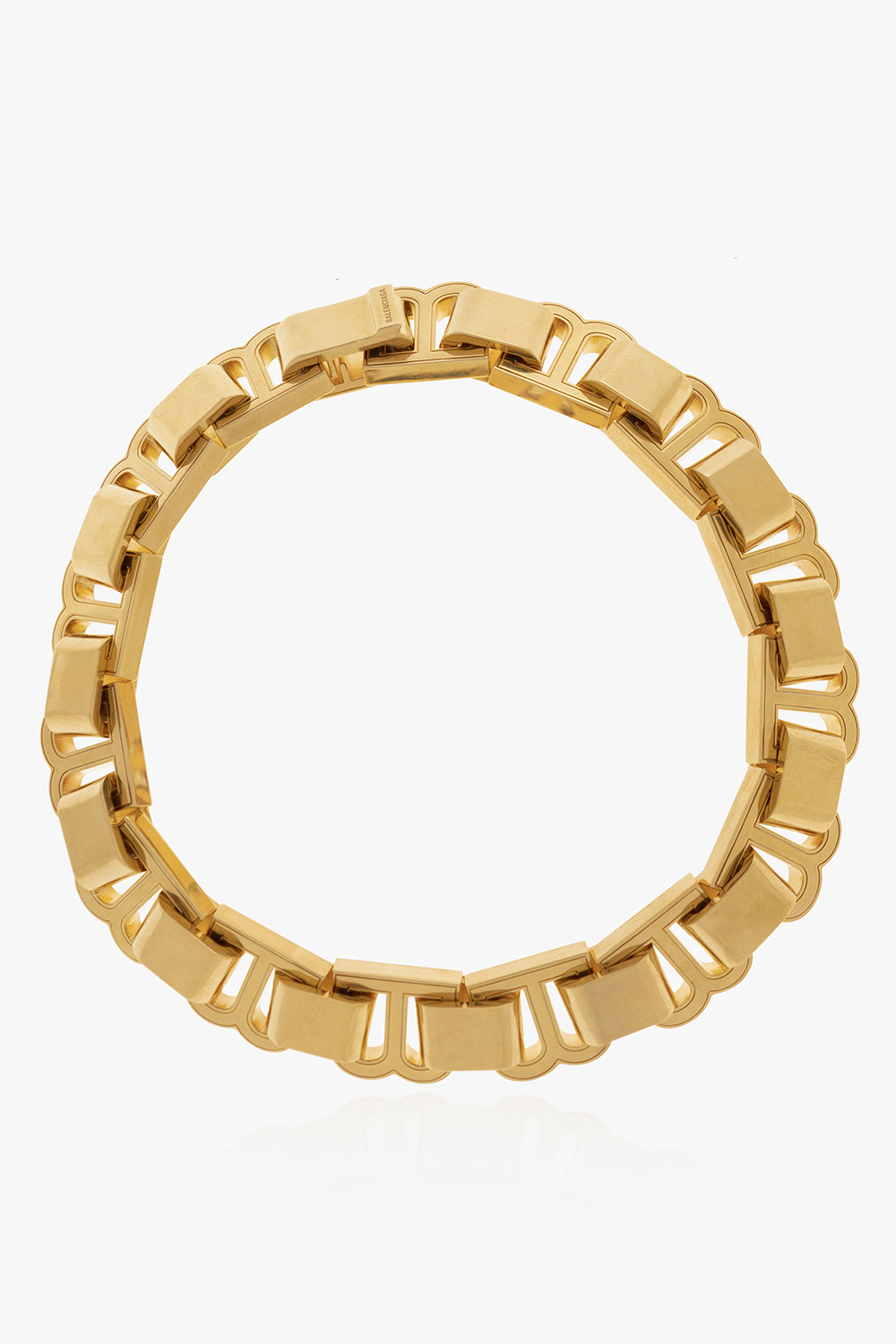 Balenciaga Brass choker with logo