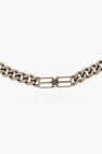 Balenciaga SILVER Necklace with logo