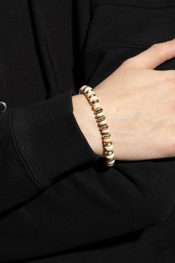 Louis Vuitton Nano Beads Bracelet, Silver, One Size
