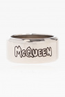 Alexander McQueen double band curb chain ring