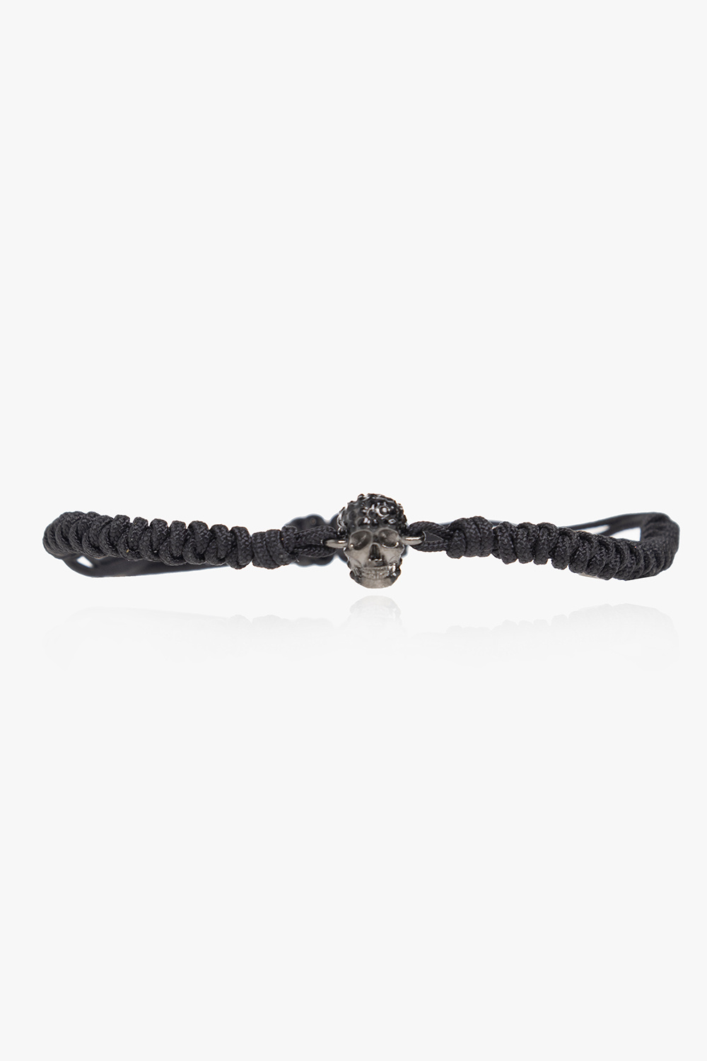 Alexander McQueen Braided bracelet with skull motif