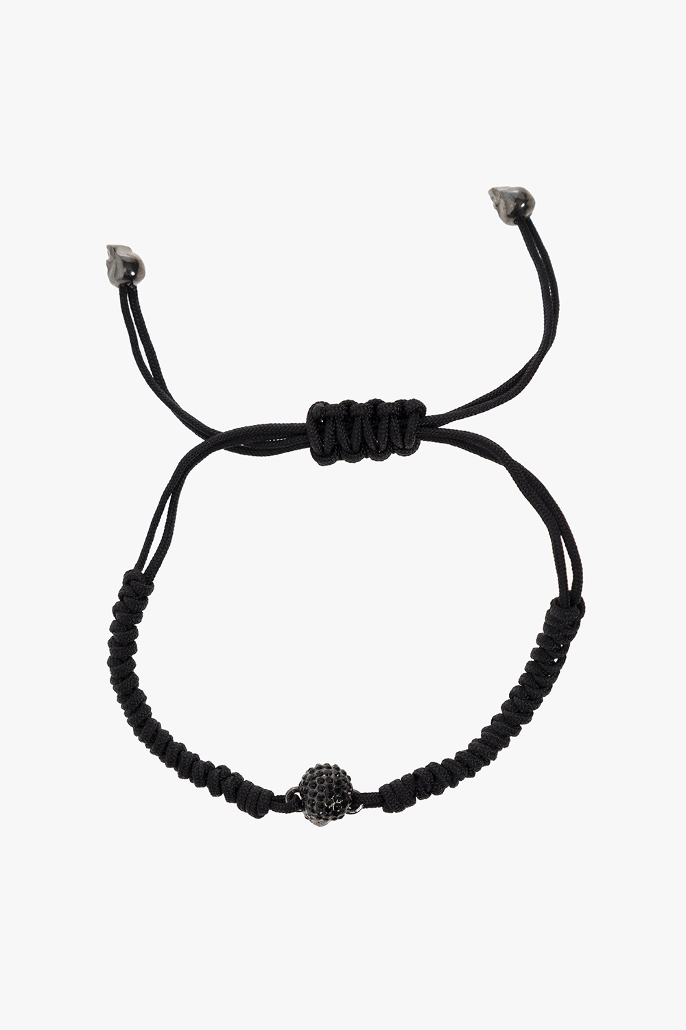 Alexander McQueen Braided bracelet with skull motif