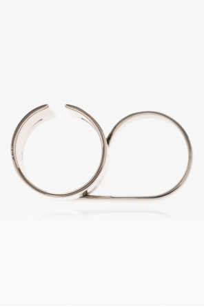 Alexander McQueen Double brass ring