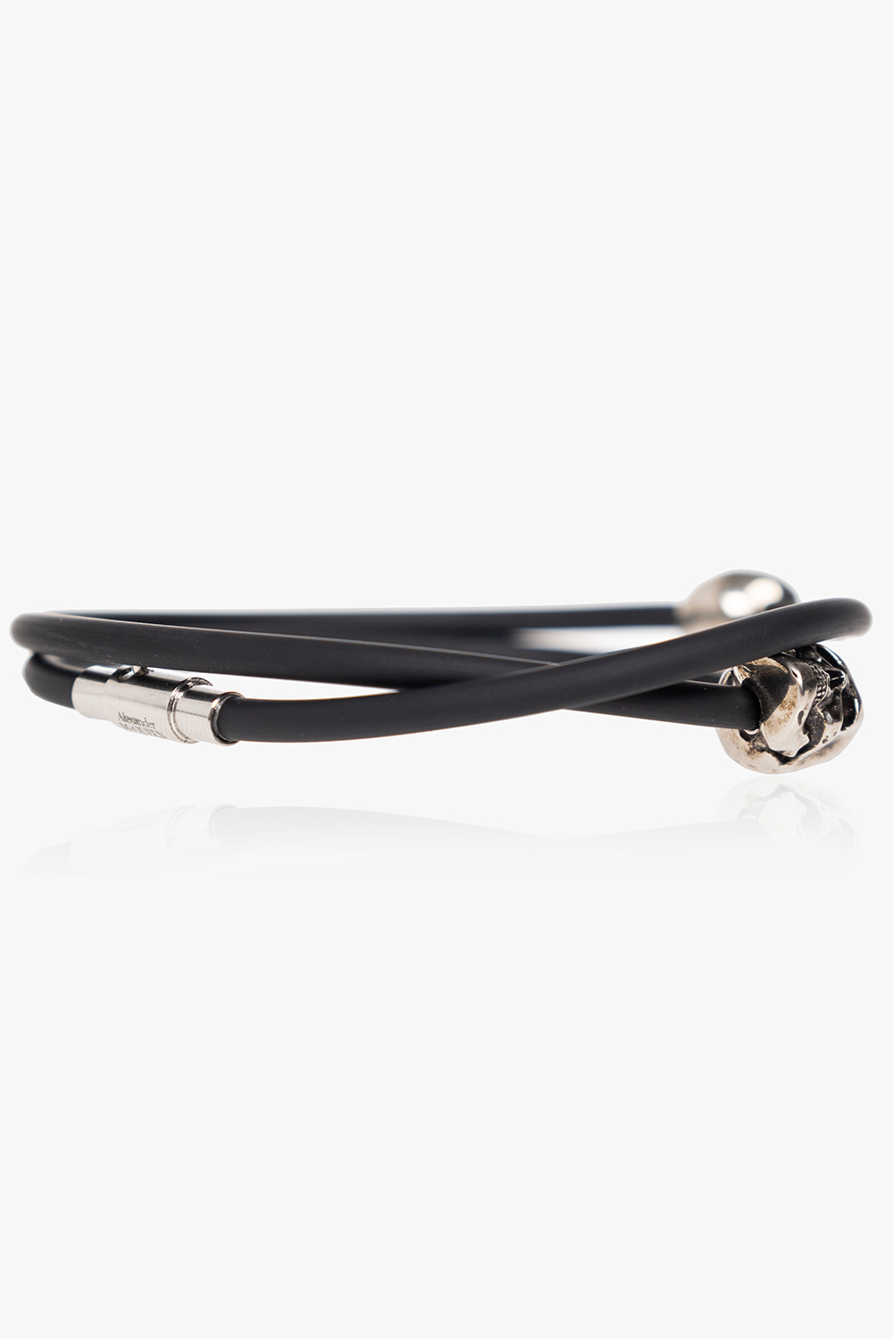 Alexander McQueen Rubber bracelet with skull motif