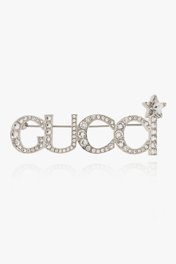 Broszka z logo od Gucci