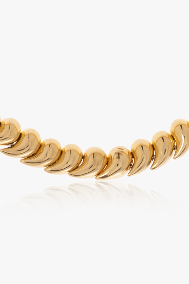 Bottega gold-plated Veneta Chain choker