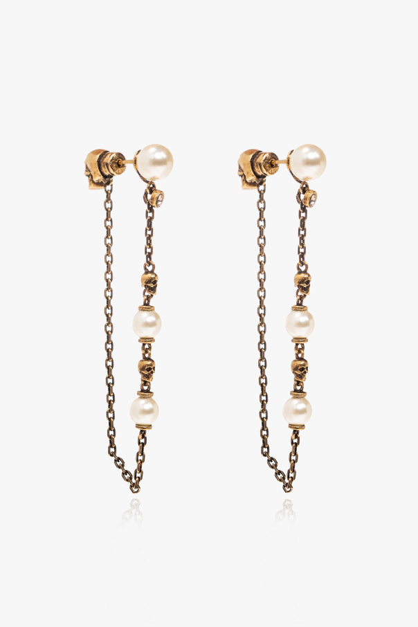 Alexander McQueen Brass earrings