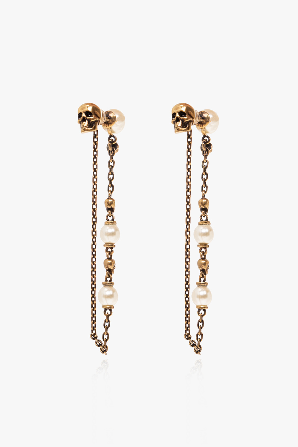 Alexander McQueen Brass earrings