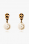 Alexander McQueen GOLD Skull earrings