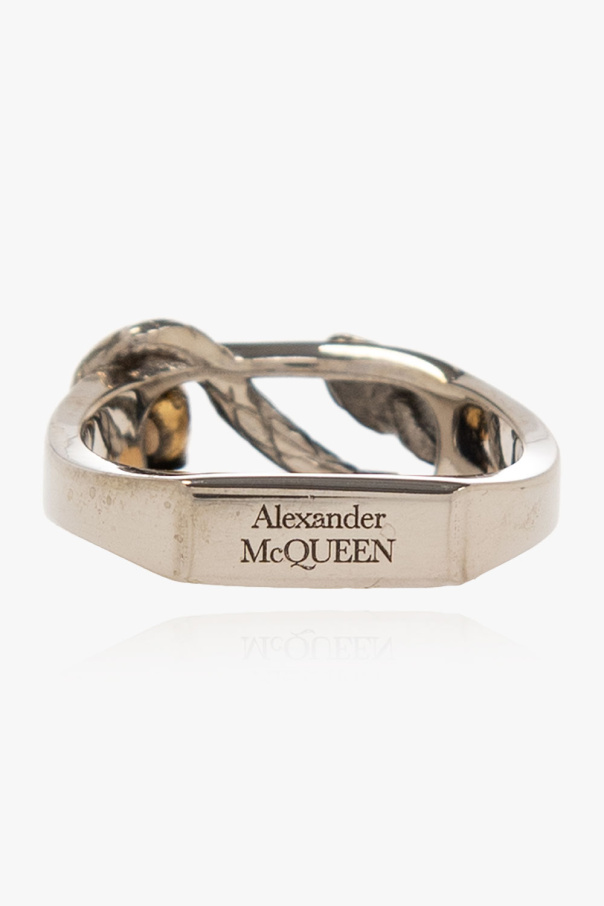 Alexander McQueen Brass Totenkopfanh